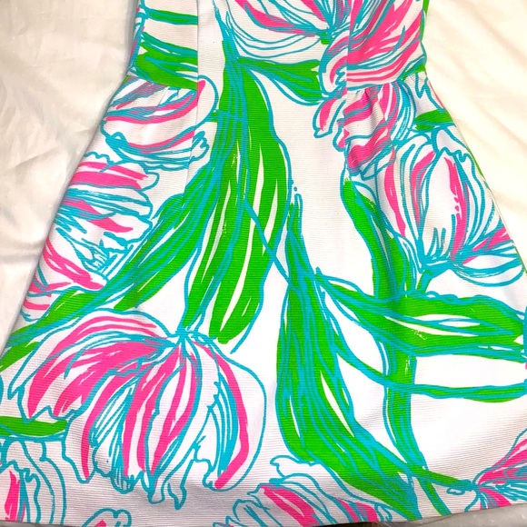 Lilly Pulitzer empire waist sleeveless Bella Dress in “Ring the Bellboy” - Picture 4 of 6